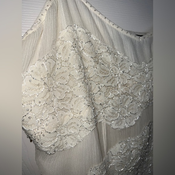 💎 100% Silk INC Lace Cream Camisole - Picture 12 of 12